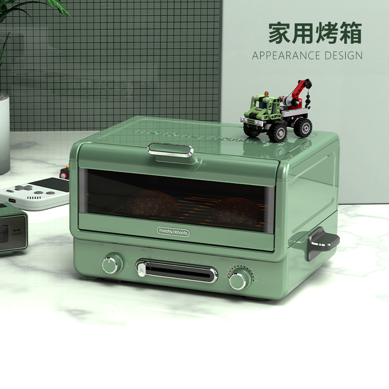 【烤箱】产品外观结构工业设计3D建模效果图烤箱