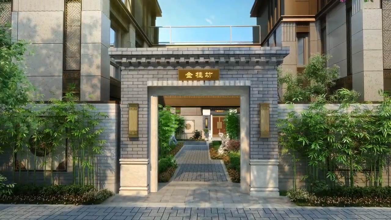 建筑漫游城市宣传片