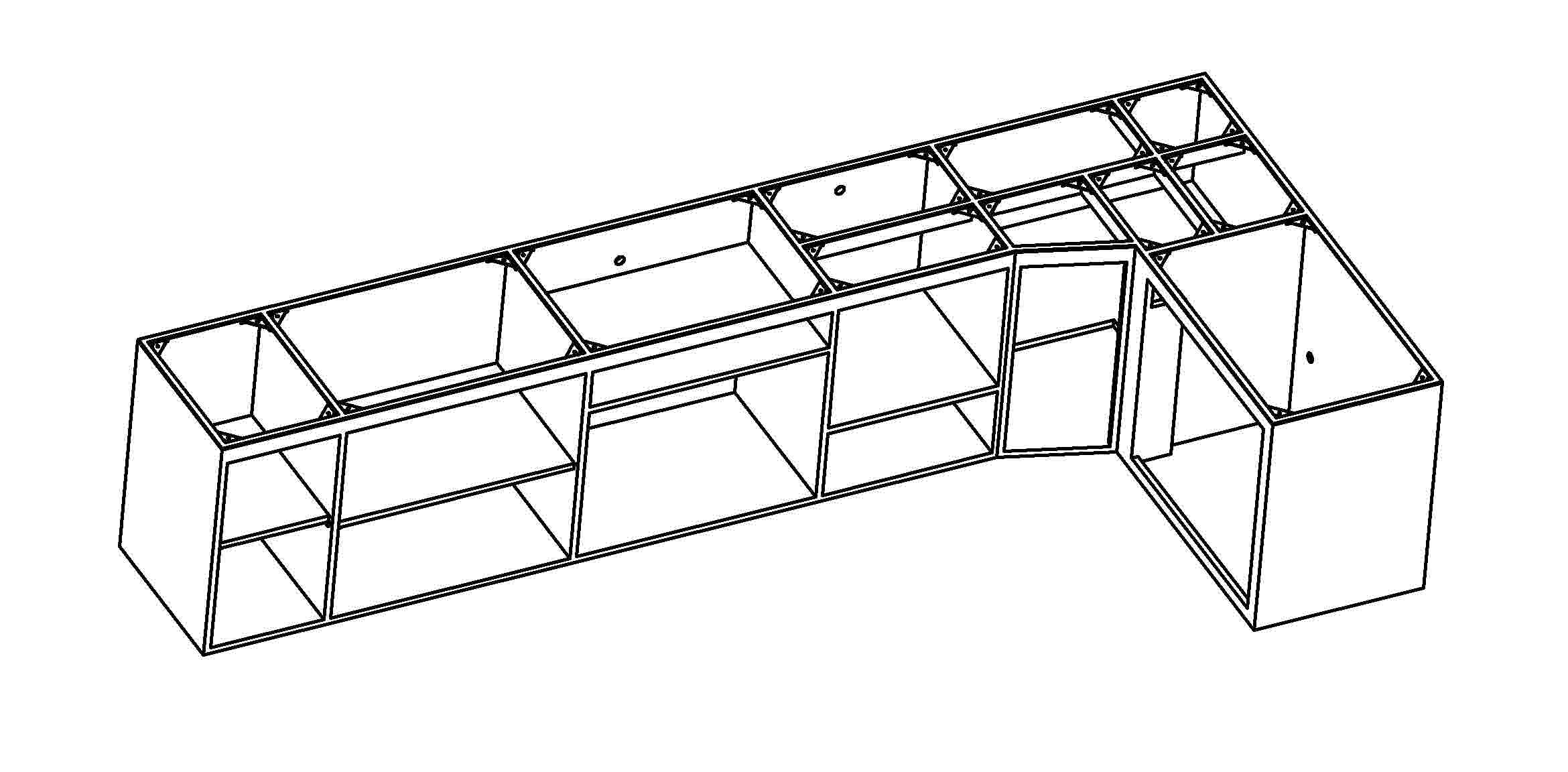 廚房地柜系統(tǒng)設(shè)計(jì)，家裝實(shí)物模擬，3D工程建模-5折服務(wù)