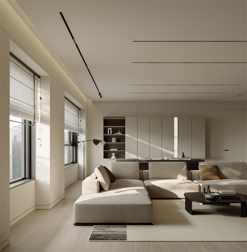 家装大平层别墅公寓空间室内设计软装搭配效果图施工图