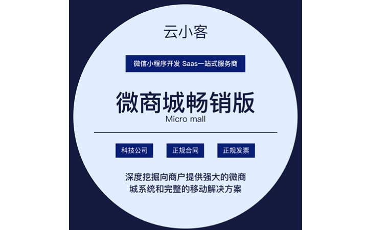 云小客SaaS微信小程序開發(fā)運營一站式服務(wù)商