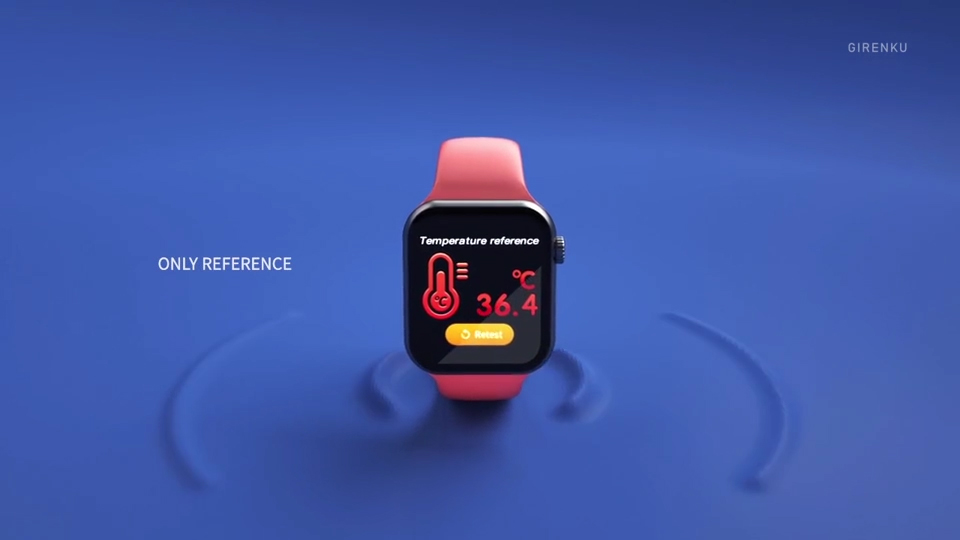 (产品动画)智能手表视觉演示动画