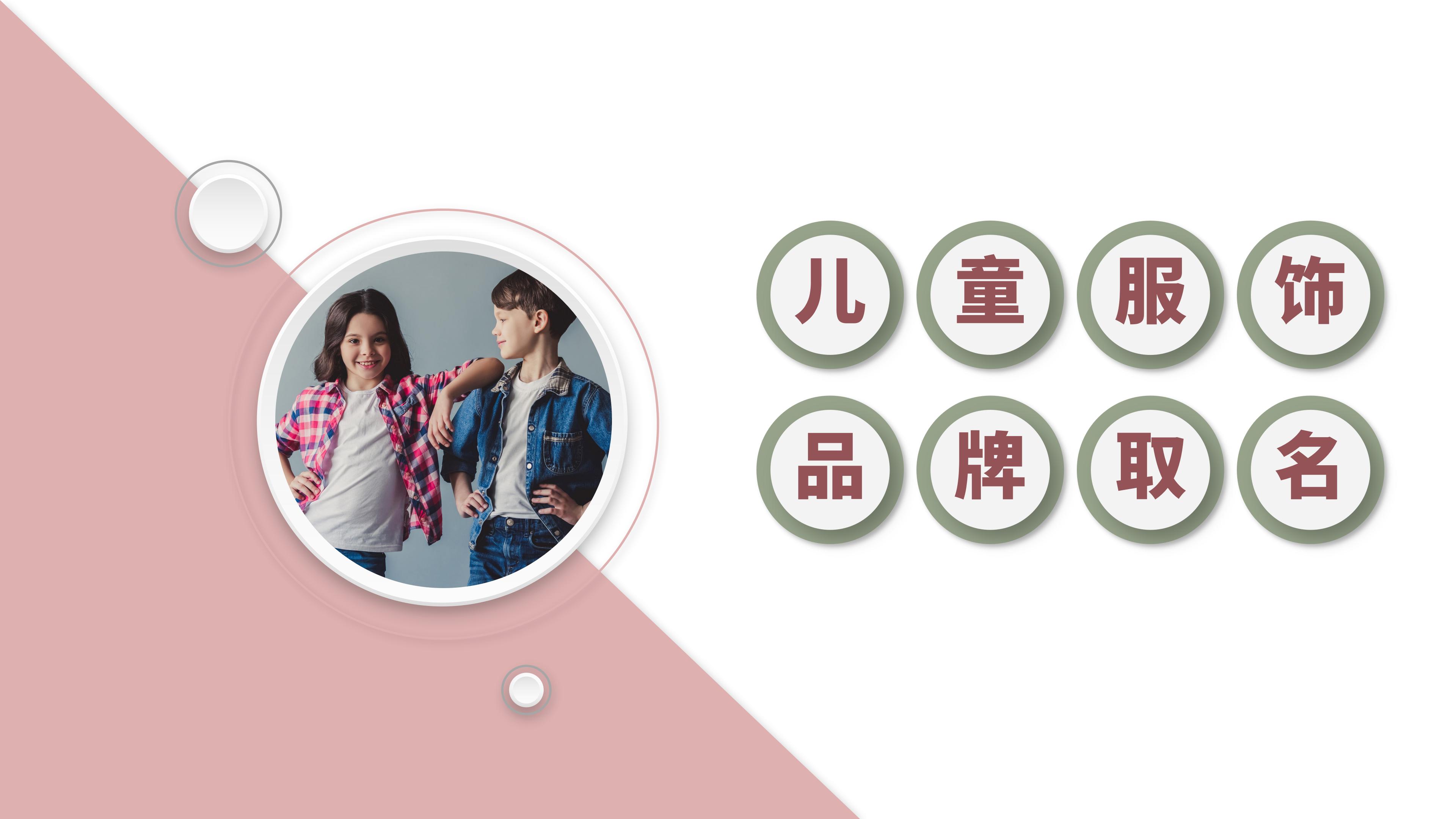 兒童裝連鎖品牌取名服飾孩子寶貝嬰兒服裝學(xué)生裝企業(yè)起名字商標