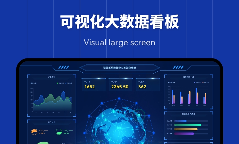 可视化大数据看板开发