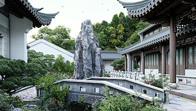 傳統(tǒng)中式私宅庭院景觀設(shè)計(jì)