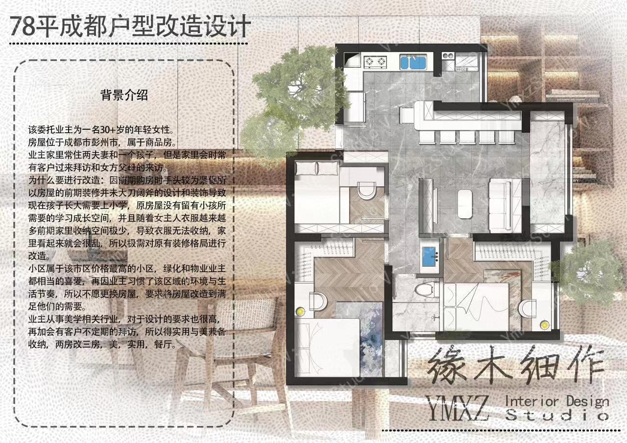 成都-盛世天彭（平面與效果圖設(shè)計(jì)）