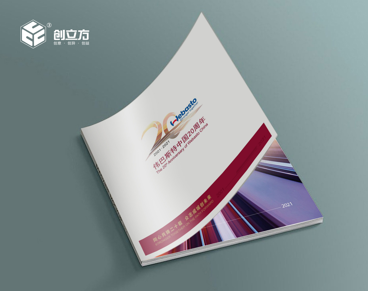 偉巴斯特20周年宣傳冊(cè)設(shè)計(jì)