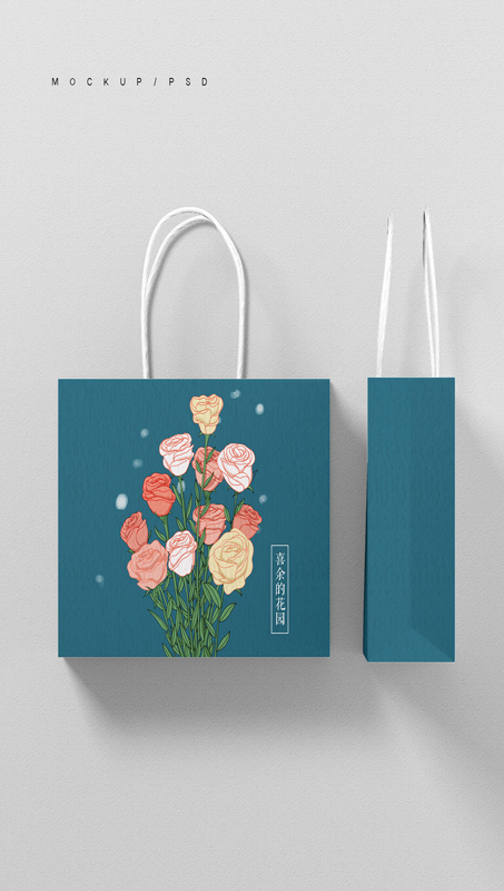 花店简约风包装案例