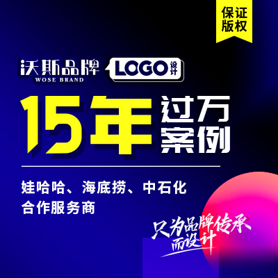 公司企业卡通logo设计师手绘吉祥物品牌人物形象LOGO设计