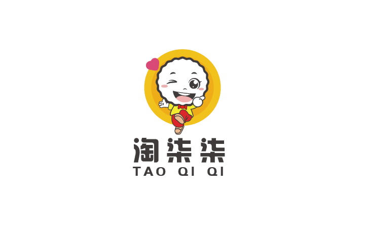 淘柒柒卡通LOGO设计