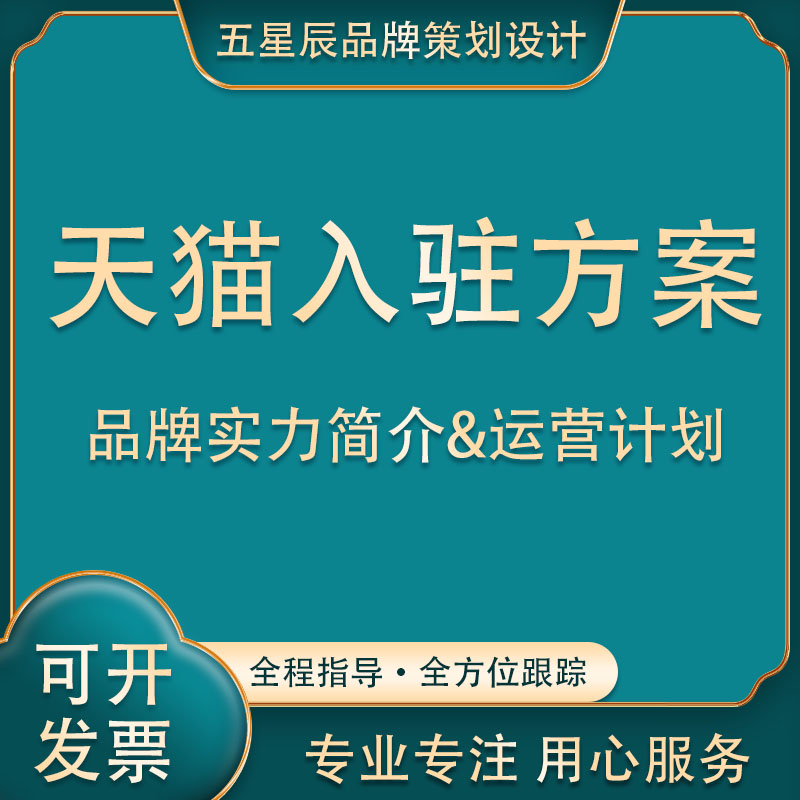 天猫京东入驻运营规划计划PPTX方案品牌店铺开店代办