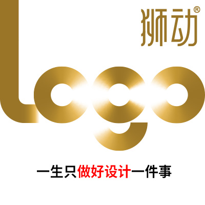 狮动LOGO设计图文字体公司企业商标卡通LOGO设计