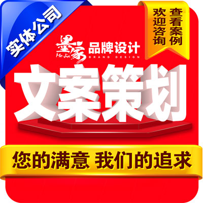 品牌全案文案策划品牌故事公司简介产品文案撰写取名众号运营