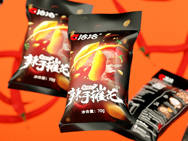 【狮动】洽洽瓜子包装食品零食包装袋设计