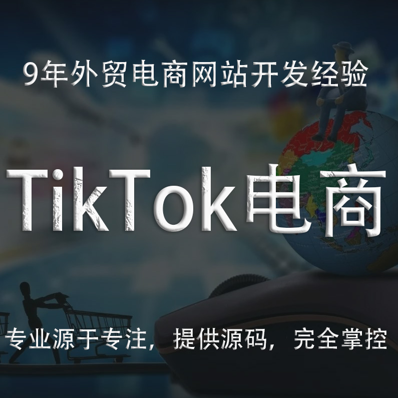 Tiktok外贸跨境电商独立站开发-外贸直播电商