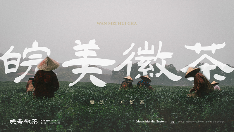【皖美徽茶】茶葉品牌設計Logo設計VI設計