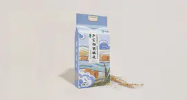 【华实稻】弱碱米包装设计大米包装食品包装