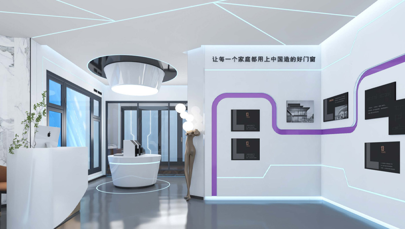 千紫門窗店鋪裝修設(shè)計門頭升級<hl>店面</hl>設(shè)計方案