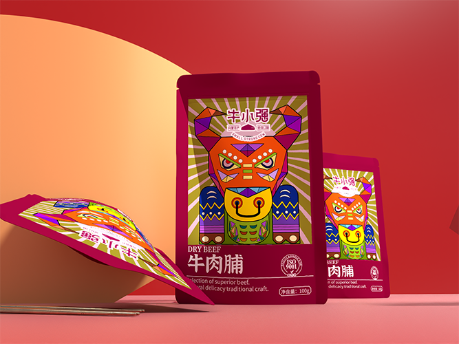 牛肉脯包裝袋設(shè)計(jì)