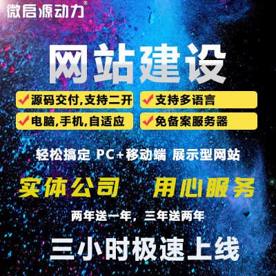 当天3小时源码交付模板网站建设支持二开快速建站支持<hl>SEO</hl>