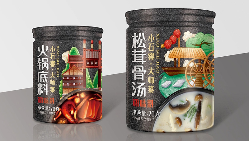 紅油辣子火鍋底料松茸骨湯