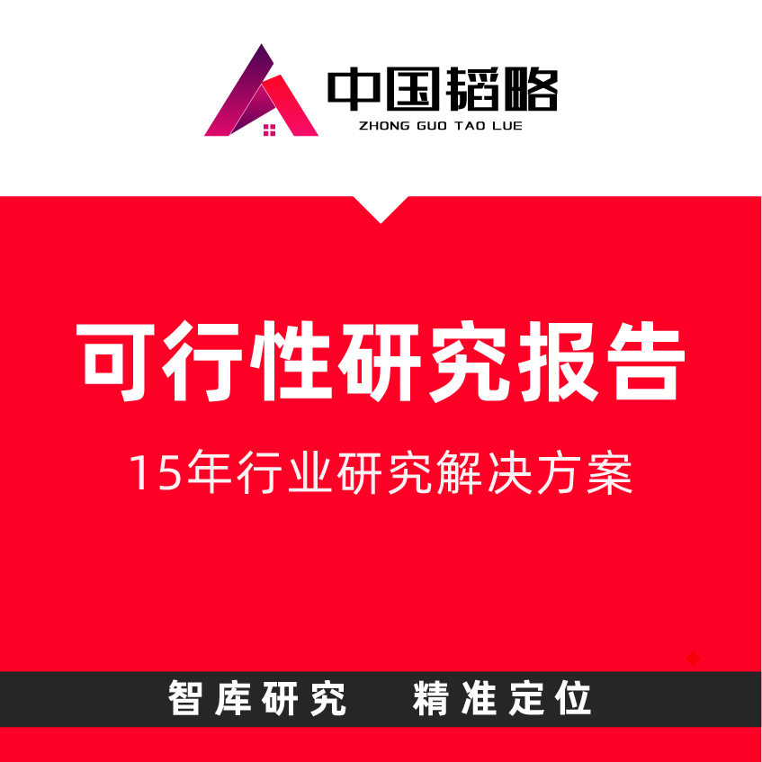 可行性研究报告立项报告可行性研究分析市级省级国家立项报告