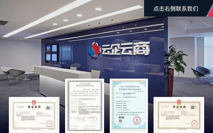 18年网站建设品牌-云企云商