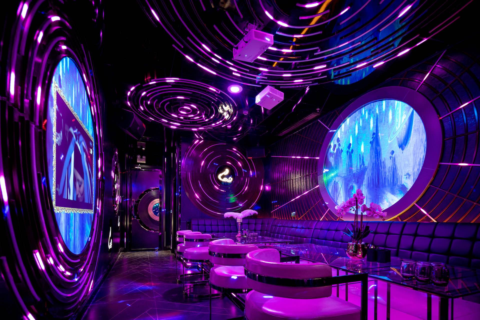 ktv休闲健身主题酒吧慢摇吧娱乐室内装修空间设计公装设计