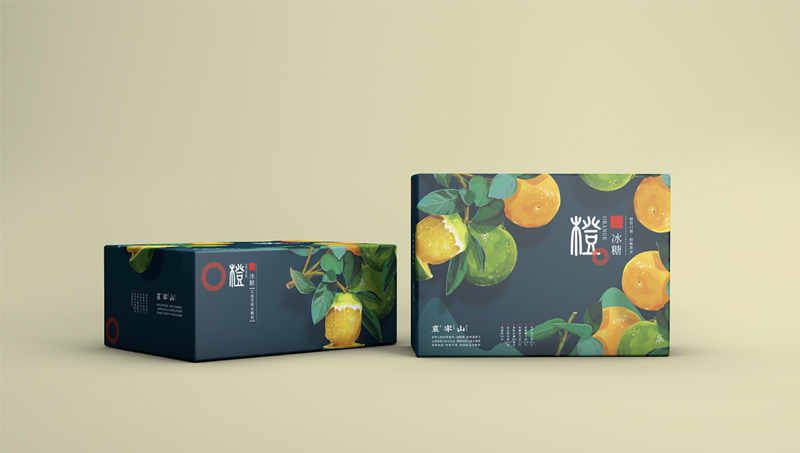 手繪包裝設(shè)計(jì)冰糖橙包裝設(shè)計(jì)