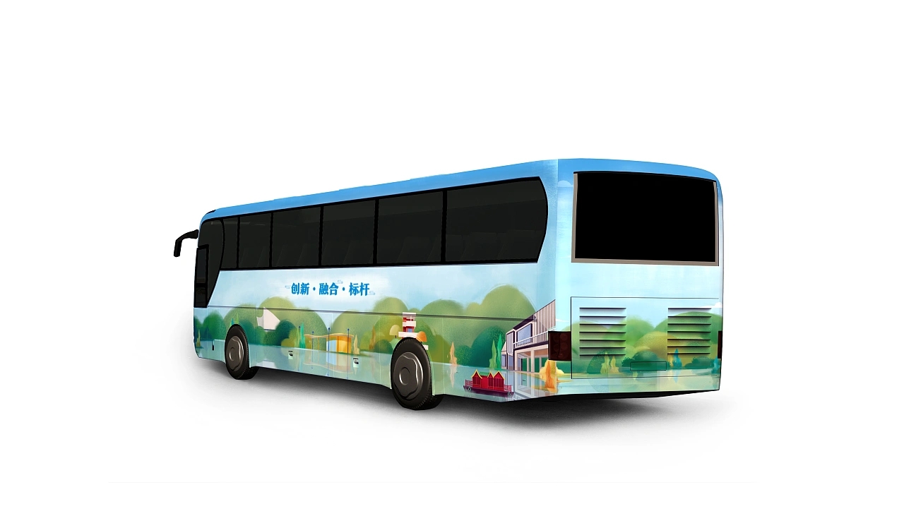 公交车身广告案例-光荣文创，只做有文化的设计