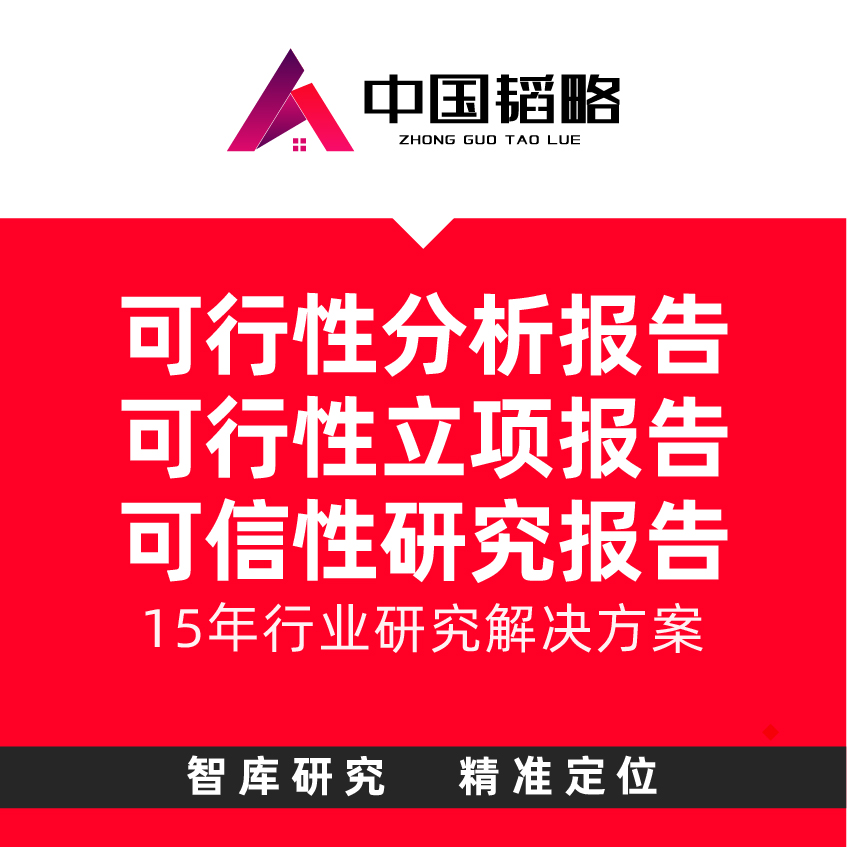 可行性研究报告编制项目立项备案资金申请行业研究分析