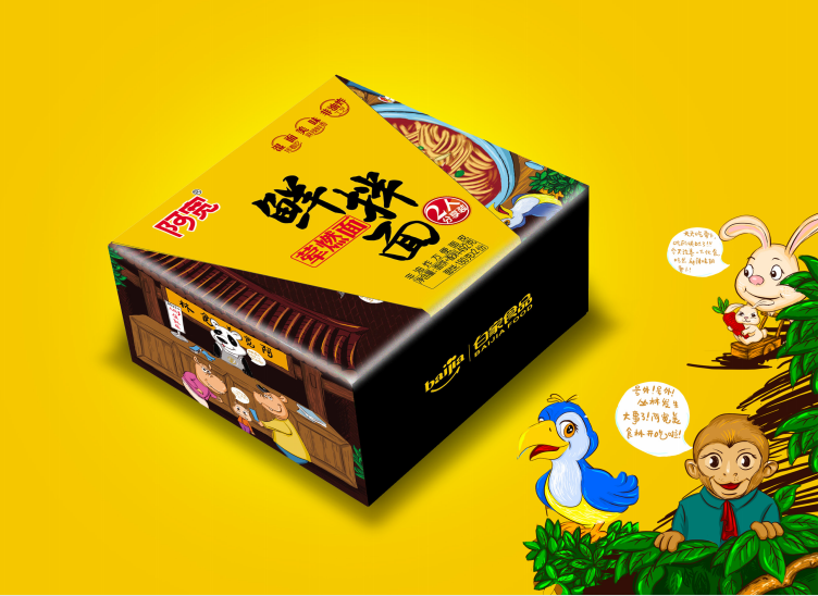 方便面類粉類食品包裝設計/食品包裝設計
