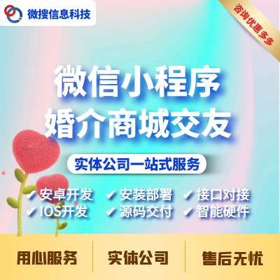 百度抖音小程序定制开发直播教育婚介交友商城平台