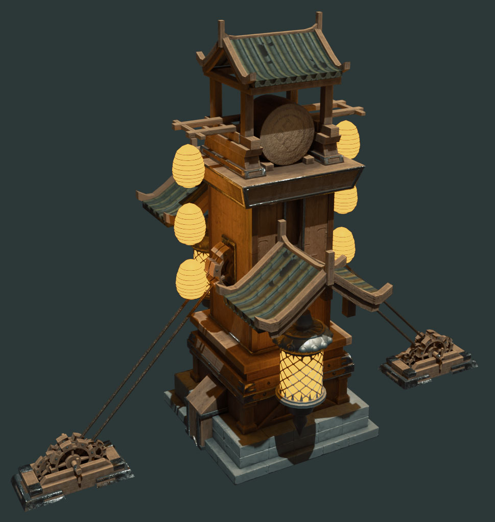 建筑建模摸魚(yú)