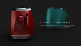 自动咖啡机&小家电工业产品外观结构设计手板模型制作模具量产