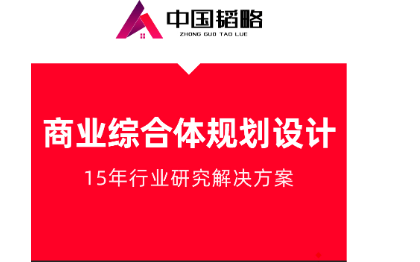 商业综合体市场开发餐饮美食建筑工程项目企划书策划规划咨询