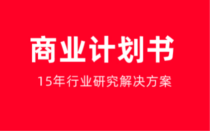 商业计划书商业策划企划书商业模式咨询商业策划运营咨询