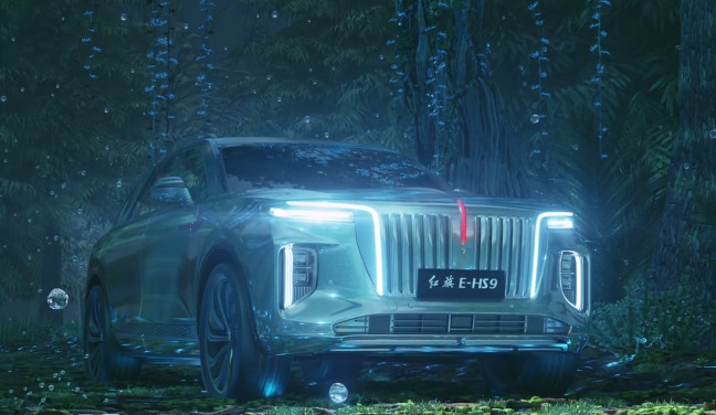紅旗汽車E-HS9概念三維CG