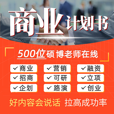 商業(yè)計(jì)劃書代做可行性研究報(bào)告制作項(xiàng)目創(chuàng)業(yè)*策劃路演