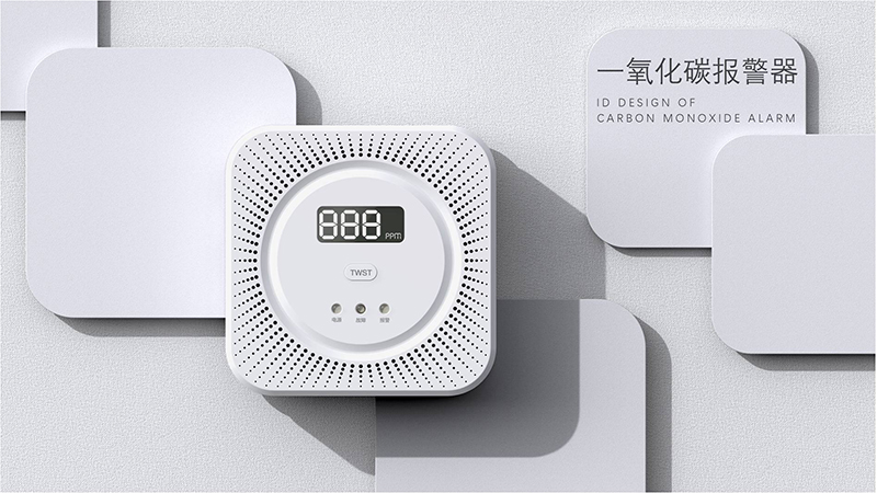 一氧化氮報警器外觀設計工業(yè)設計產(chǎn)品結構功能設計深圳設計公司
