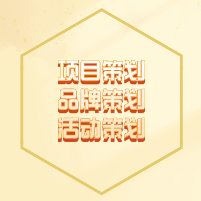 品牌策劃/項(xiàng)目策劃/活動(dòng)策劃