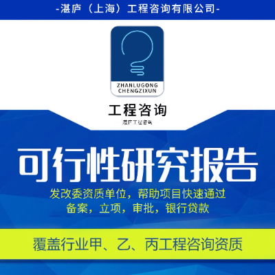 可行性分析研究可研报告项目建议书银行立项申请撰写实施方案