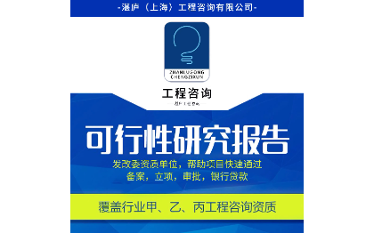 可行性分析研究可研報告項目建議書銀行立項申請撰寫實施方案