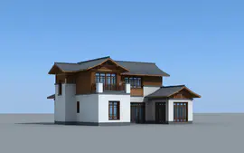 新中式自建房屋设计