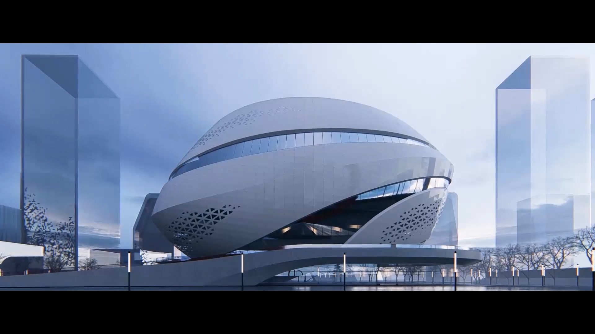 地标建筑 漫游动画