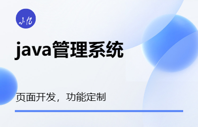 java管理系统及功能定制