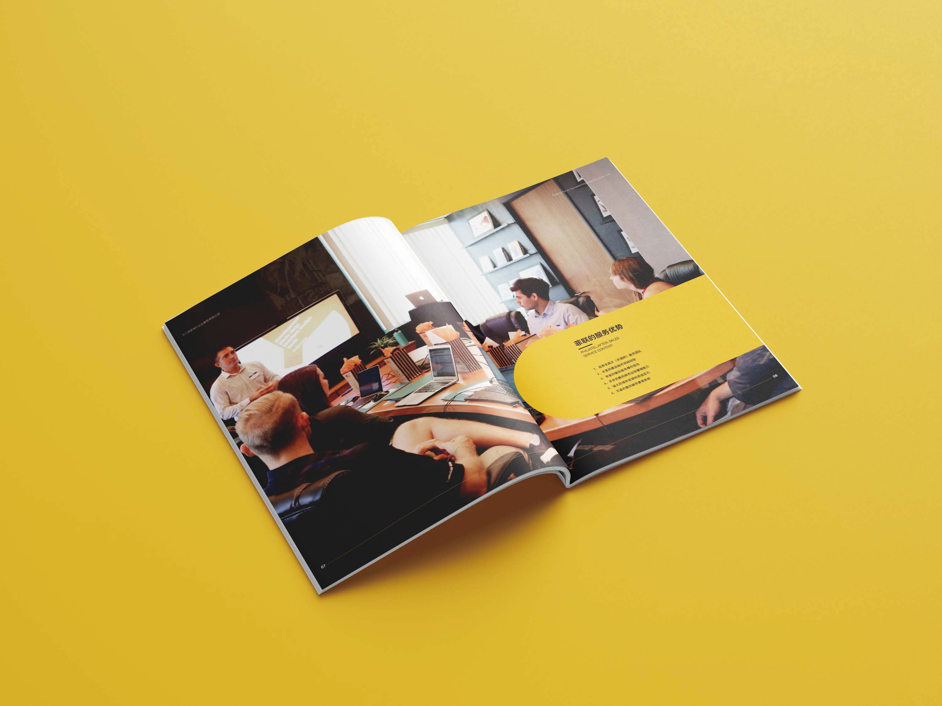 菲联企业画册设计 宣传册手册设计 招商画册设计