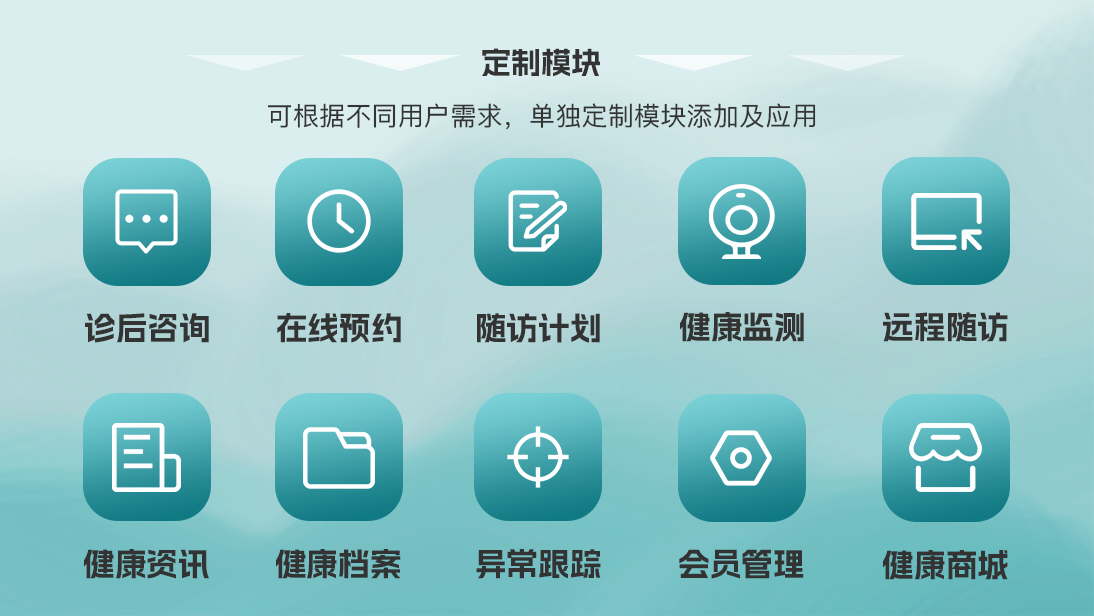 慢病管理系统医疗APP开发电子病历医疗平台小程序开发成品