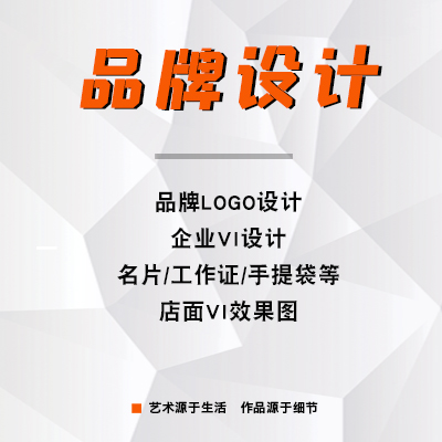 品牌LOGO設(shè)計/企業(yè)VI設(shè)計/名片手提袋/店面VI設(shè)
