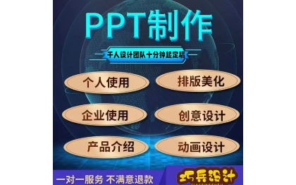 各種類型PPT制作！商務、教學、個人等高質量制作